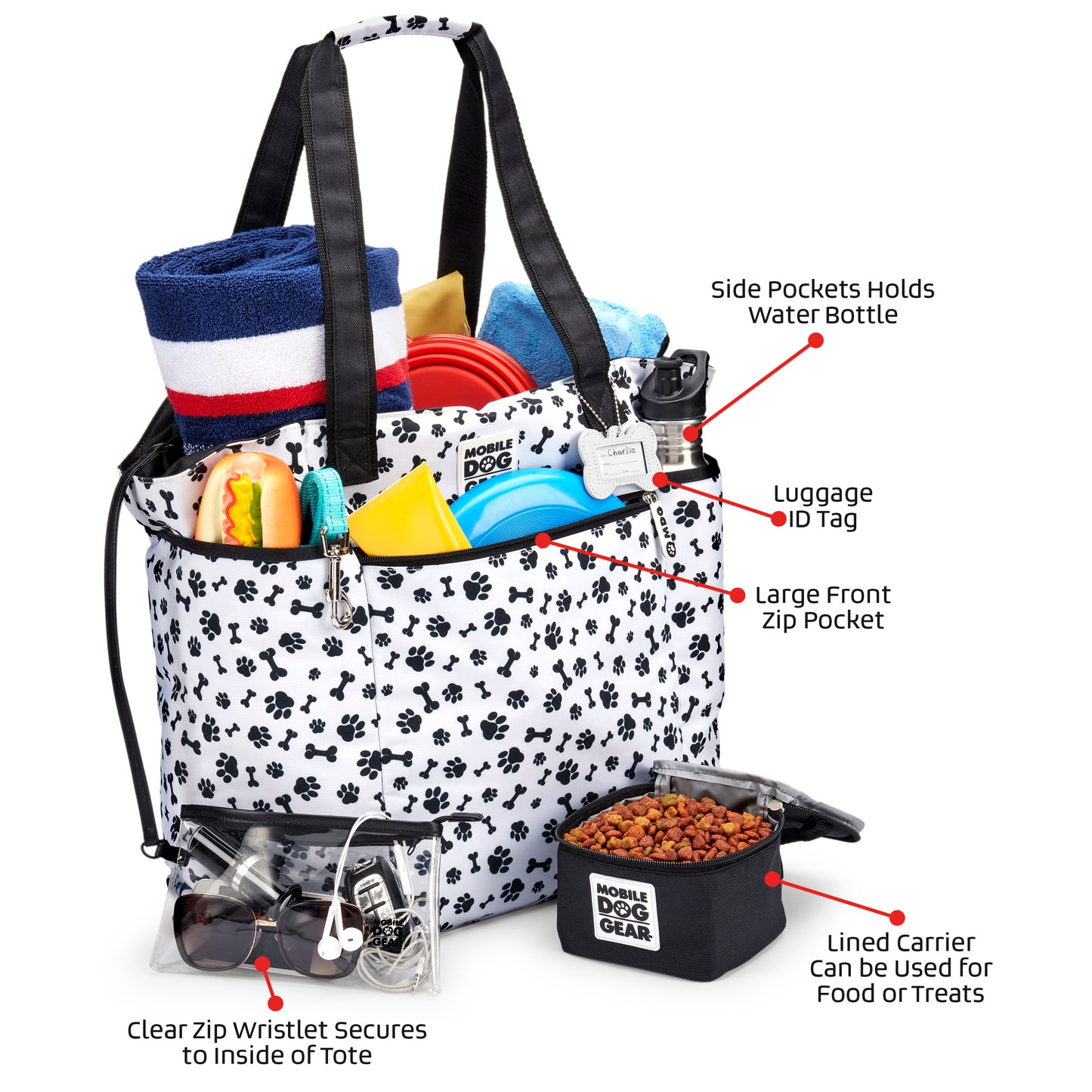 Dogssentials Tote Bag by Mobile Dog Gear - The Beach Bag for Dogs