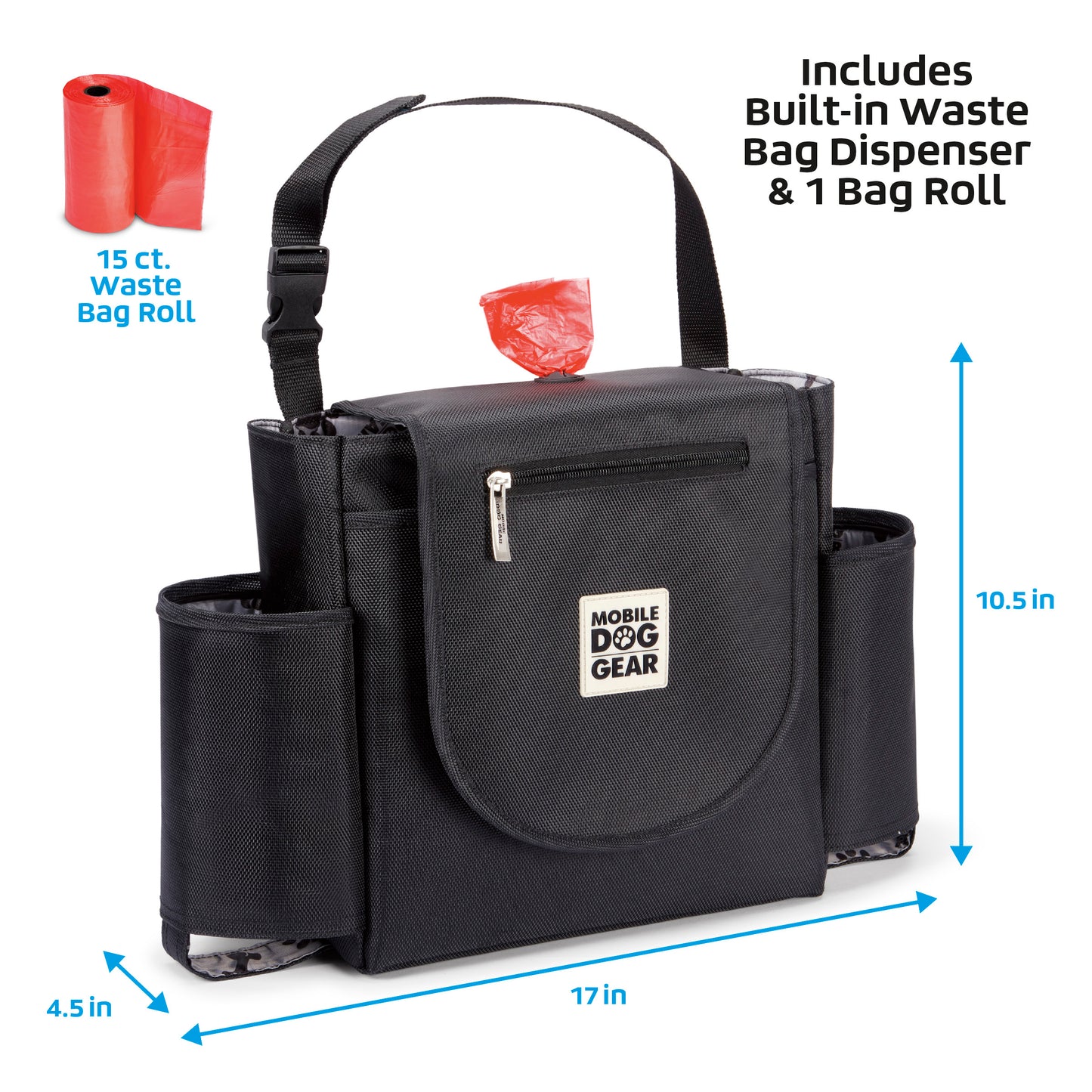 Car Seat Back Organizer by Mobile Dog Gear