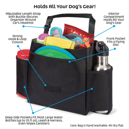 Car Seat Back Organizer by Mobile Dog Gear
